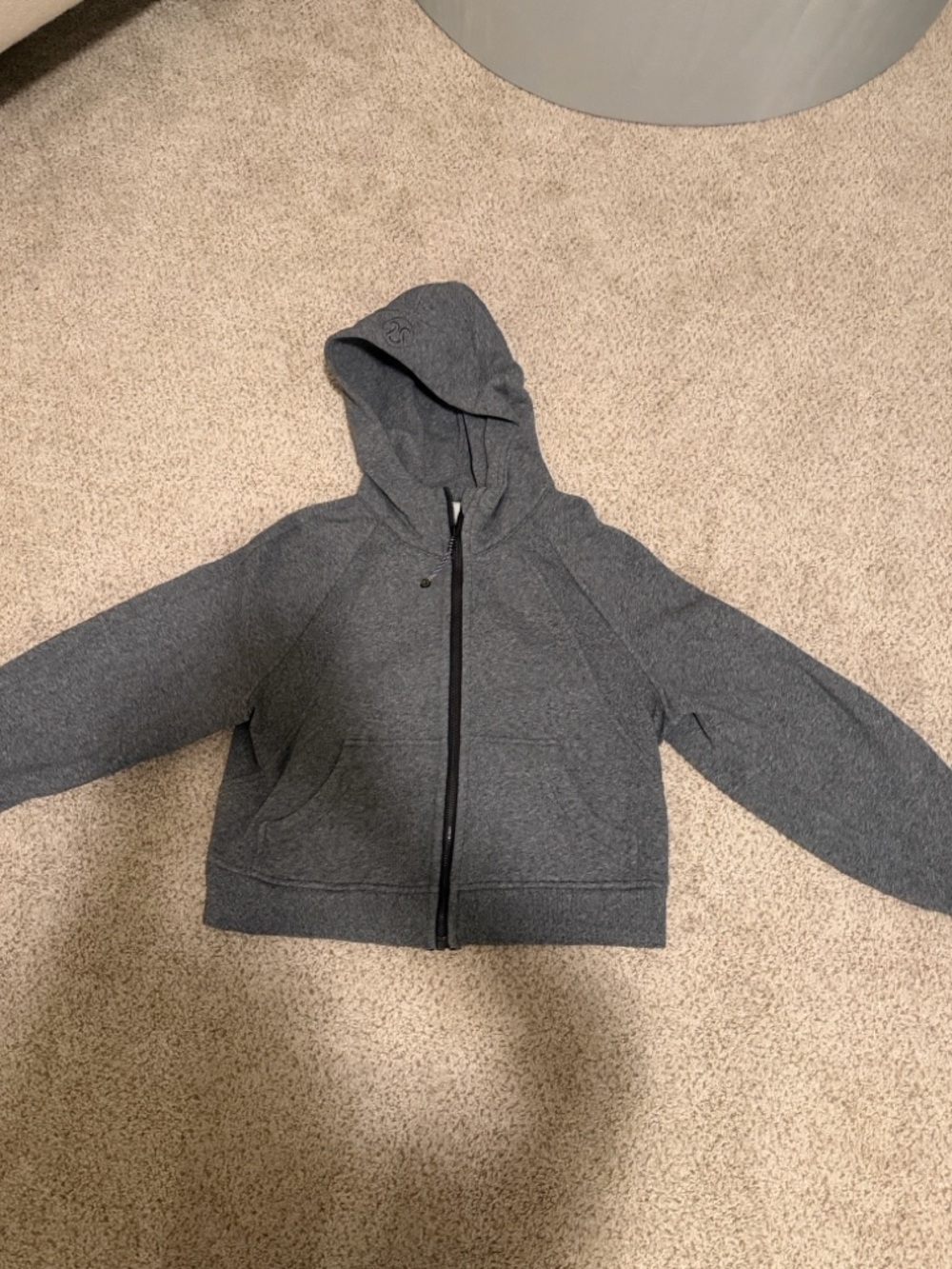 lululemon athletica Charcoal Gray Full-Zip Hooded Sweatshirt